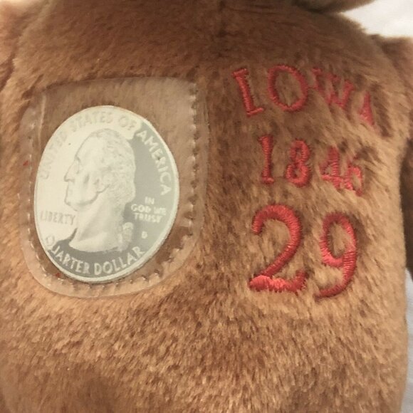 Timeless Toys The Original Collectible Quarter‎ Bears Iowa Plush 2002 - Picture 8 of 9